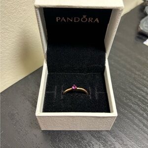 Pandora Solitaire Ring